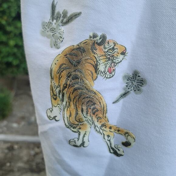Vtg Japanese Brand Tigers Polo Shirt - Picture 5 of 9